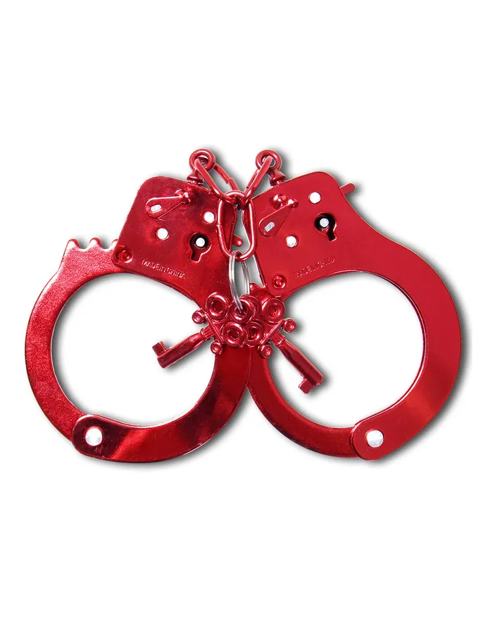 Fetish Fantasy Series Anodized Cuffs Red Pipedream Couples