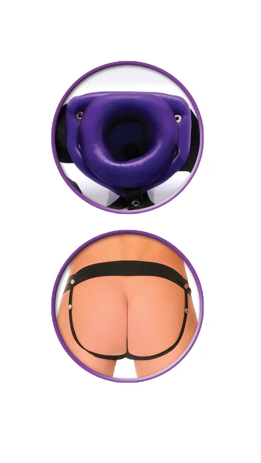 Fetish Fantasy Series for Him or Her Hollow Strapon Purple Pipedream Female Sex Toys Fetish Fantasy Series for Him or Her Hollow Strapon Purple Pipedream Female Sex Toys