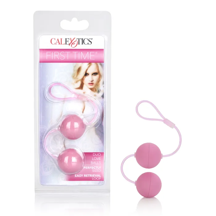 First Time Love Balls Duo Lovers Pink CalExotics Vibrators