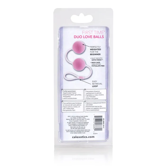 First Time Love Balls Duo Lovers Pink CalExotics Vibrators First Time Love Balls Duo Lovers Pink CalExotics Vibrators