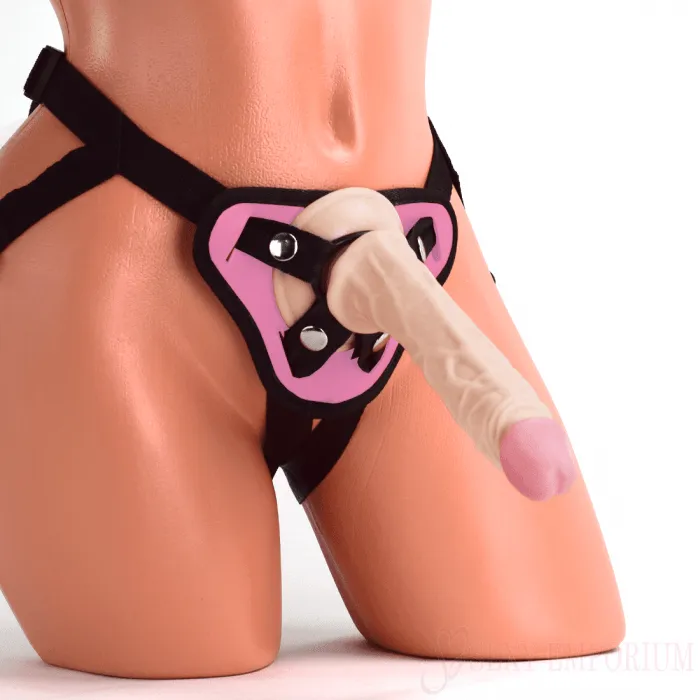 Flesh 9 Inch Strapon Kit Universal StrapOns Anal