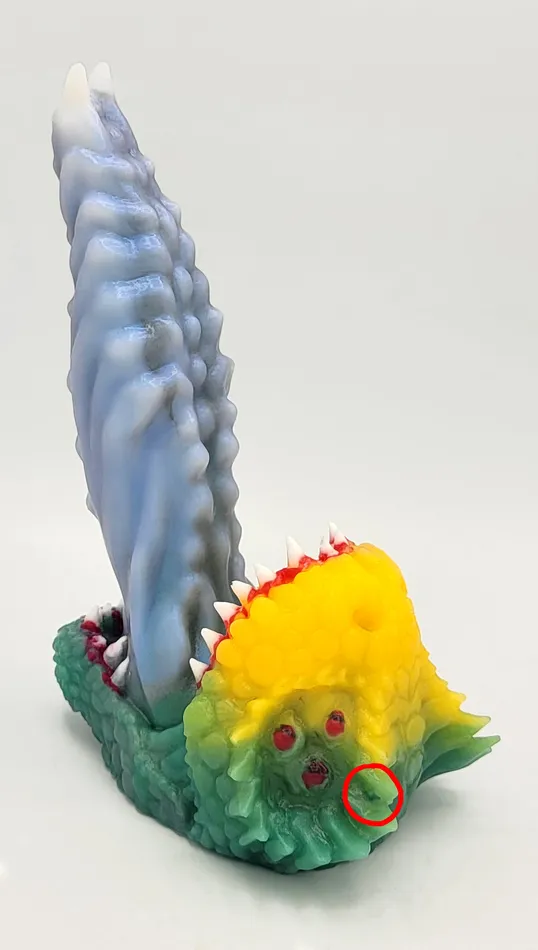 FLOP Small Tallfangs Maw GITDUV Soft silicone TM461 From The Edge Toys Male Sex Toys