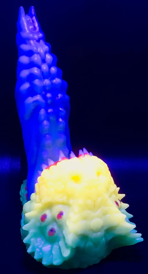 FLOP Small Tallfangs Maw GITDUV Soft silicone TM461 From The Edge Toys Male Sex Toys