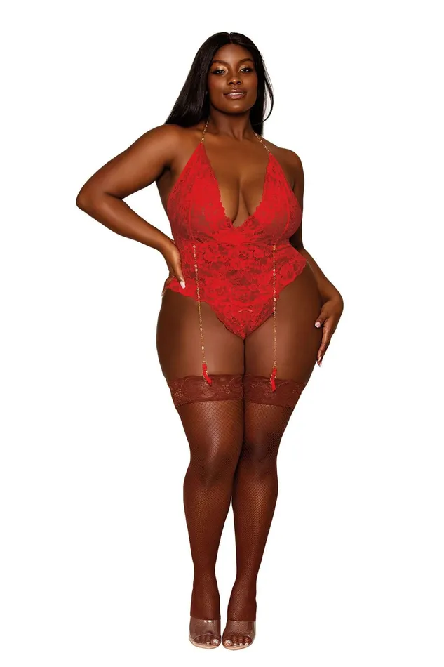 Garter Teddy Queen Size Ruby Dreamgirl Male Sex Toys Garter Teddy Queen Size Ruby Dreamgirl Male Sex Toys
