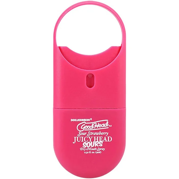 Goodhead Juicyhead Dry Mouth Spray to Go Sour Strawberry 30 Oz Doc Johnson Vibrators Goodhead Juicyhead Dry Mouth Spray to Go Sour Strawberry 30 Oz Doc Johnson Vibrators