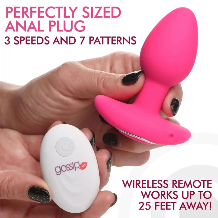 Gossip Pop Rocker 10x Vibrating Silicone Plug Magenta Curve Toys Anal Gossip Pop Rocker 10x Vibrating Silicone Plug Magenta Curve Toys Anal