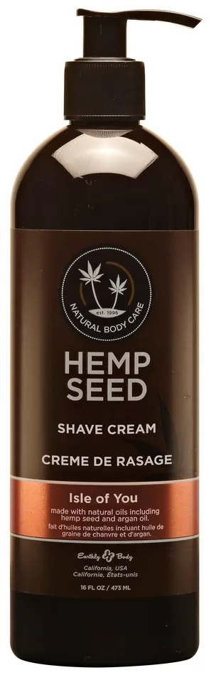 Hemp Seed Shave Cream Isle of You 16oz Sale Anal