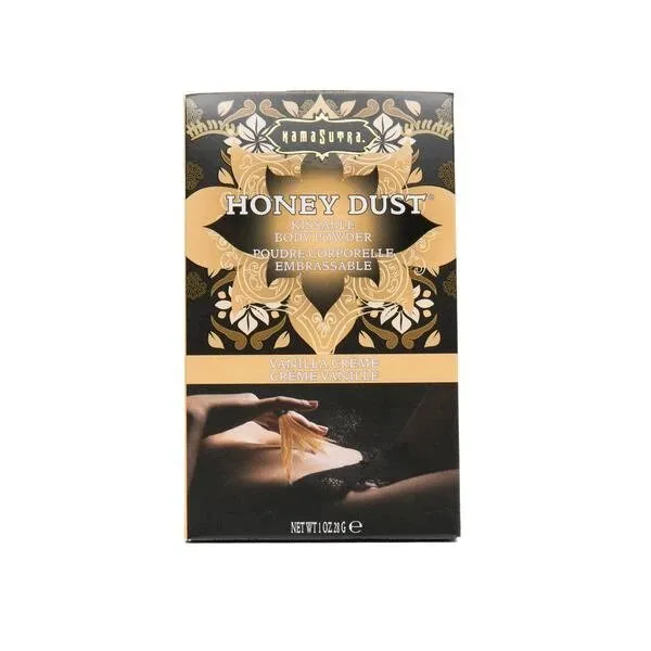 Honey Dust Body Powder Vanilla Crme 1oz Kama Sutra Dildos