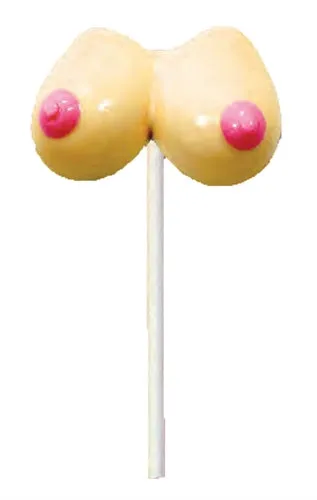 Hott Products Vibrators Boobie Pops Strawberry