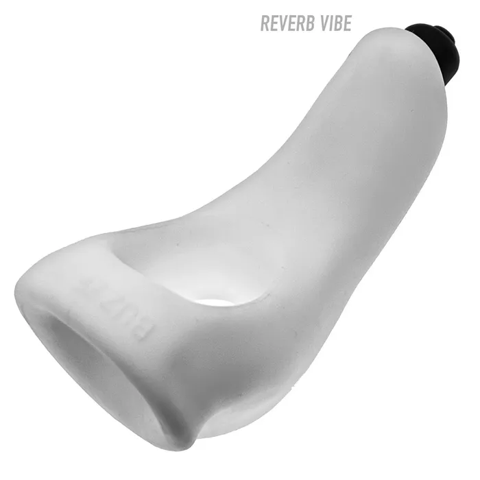 Hunkyjunk Vibrators BUZZFUCK sling with taint vibe WHITE ICE