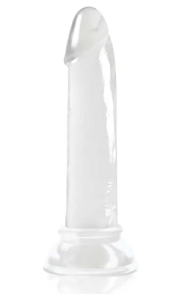 Icon Brands Dildos The 9s Diclets 7 Inch Jelly Dong Clear Clear