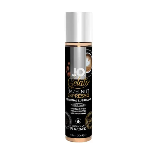 JO Lubricants Vibrators JO Gelato Lube Hazelnut Espresso 1oz