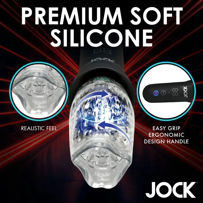 Jock Spinning Thursting and Vibrating Masturbator Various Toy Brands Male Sex Toys