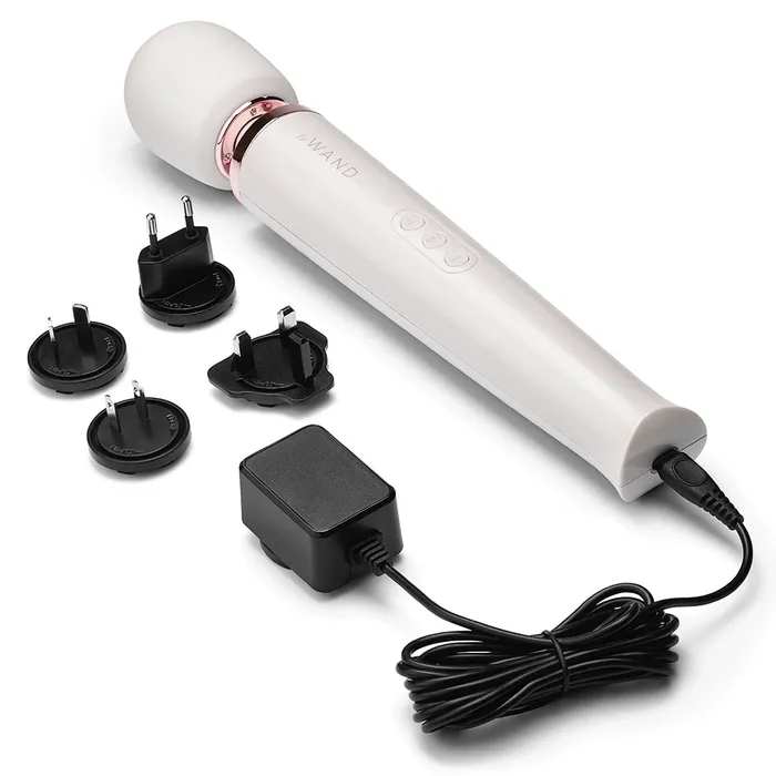 LE Wand Female Sex Toys Rechargeable Vibrating Massager White