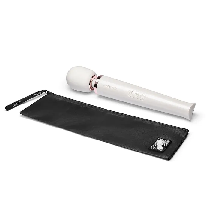 LE Wand Female Sex Toys Rechargeable Vibrating Massager White