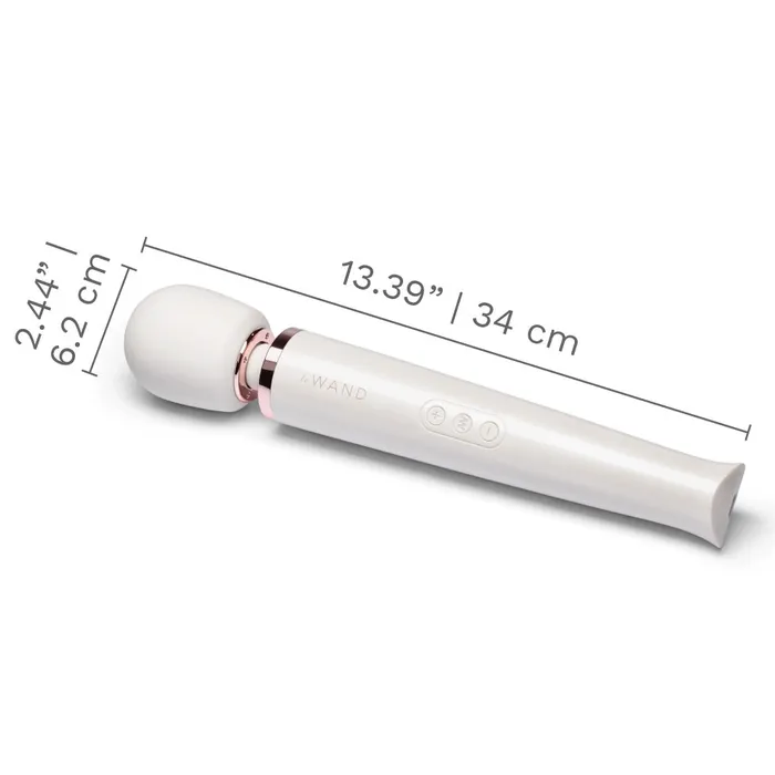 LE Wand Female Sex Toys Rechargeable Vibrating Massager White