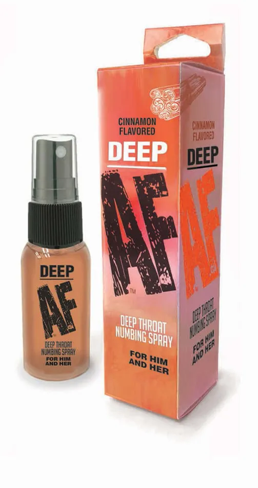 Little Genie Male Sex Toys Deep Af Deep Throat Numbing Spray Cinnamon 1 Fl Oz Little Genie Male Sex Toys Deep Af Deep Throat Numbing Spray Cinnamon 1 Fl Oz