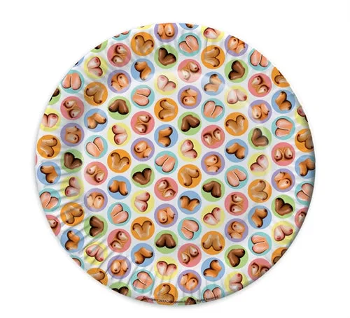 Little Genie Male Sex Toys Mini Boob Plates 8 Pack