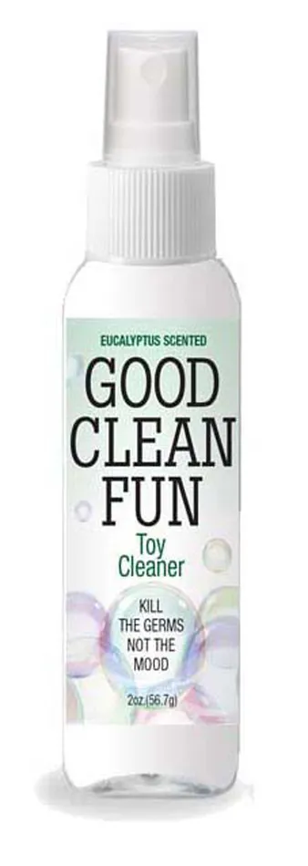 Little Genie Vibrators Good Clean Fun Toy Cleaner Eucalyptus 2 Fl Oz