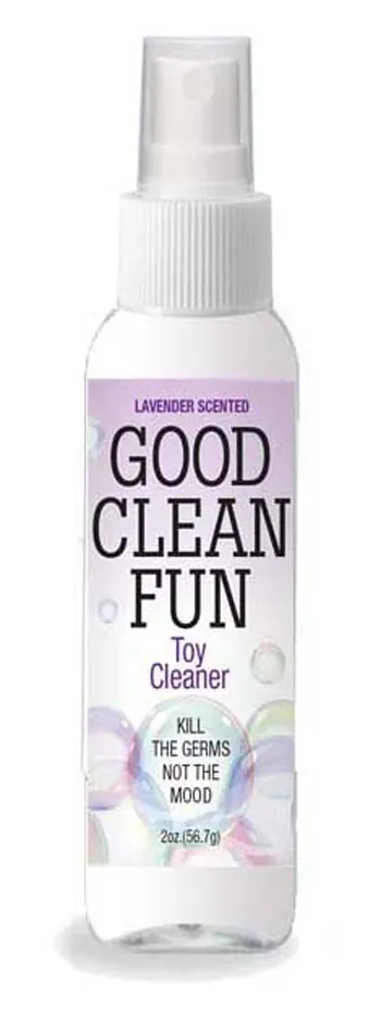 Little Genie Vibrators Good Clean Fun Toy Cleaner Lavender 2 Fl Oz