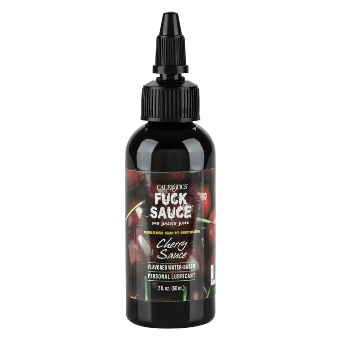 Lubricants Fuck Sauce Flavored WaterBased Personal Lubricant Cherry 2 Fl Oz CalExotics Lubricants Fuck Sauce Flavored WaterBased Personal Lubricant Cherry 2 Fl Oz CalExotics