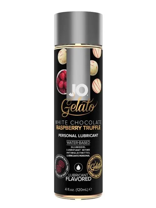 Lubricants JO Lubricants JO Gelato White Chocolate Raspberry Truffle Lubricant 4 floz 120 mL Lubricants JO Lubricants JO Gelato White Chocolate Raspberry Truffle Lubricant 4 floz 120 mL
