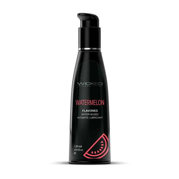 Lubricants Wicked Sensual Care Aqua Watermelon WaterBased Lubricant 4 Oz