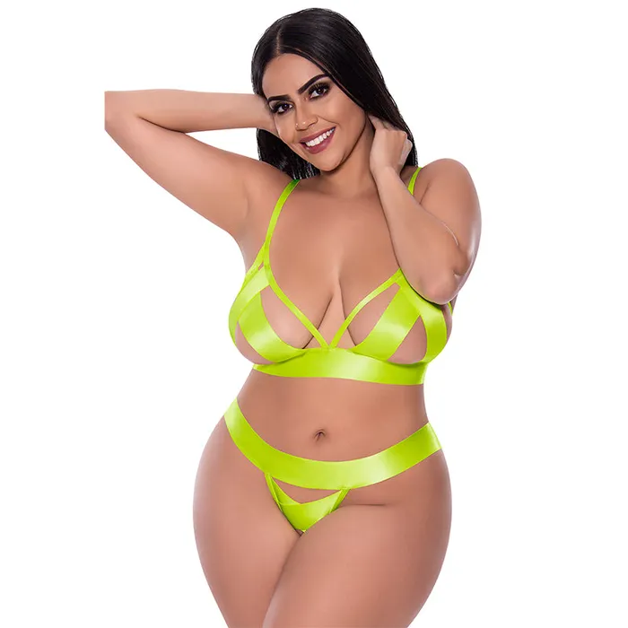 Magic Silk Strap Tease Bra Crotchless Panty Set Yellow Queen Magic Silk Female Sex Toys Magic Silk Strap Tease Bra Crotchless Panty Set Yellow Queen Magic Silk Female Sex Toys