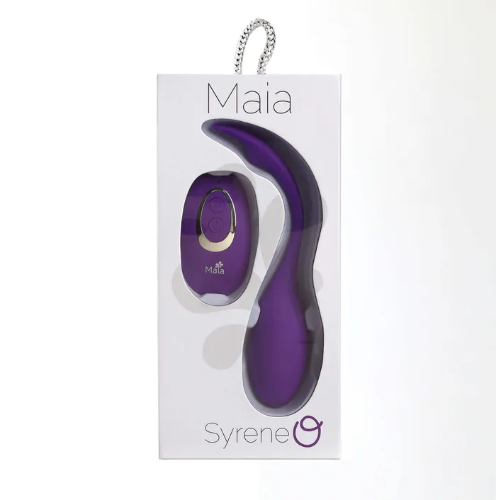 Maia Toys Female Sex Toys Syrene Remote Control Luxury USB Rechargeable Bullet Vibrator Purple Maia Toys Female Sex Toys Syrene Remote Control Luxury USB Rechargeable Bullet Vibrator Purple
