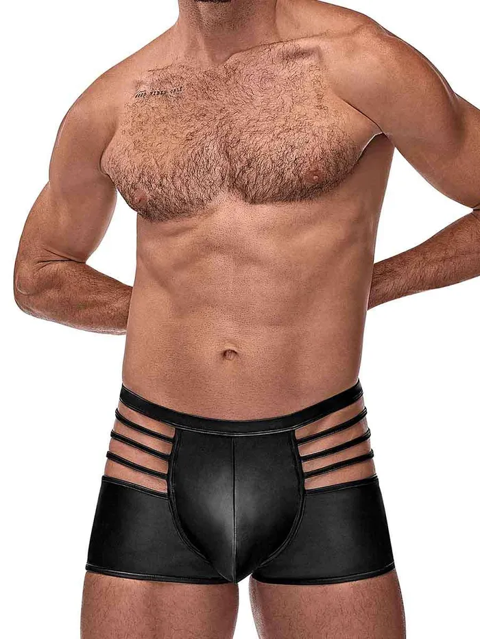 Male Power Male Sex Toys Cage Matte Cage Short Large Black