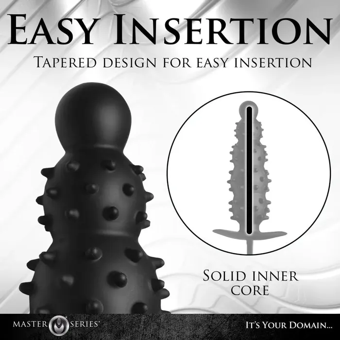 Male Sex Toys Ass Puffer Nubbed Silicone Inflatable Anal Plug XR Brands