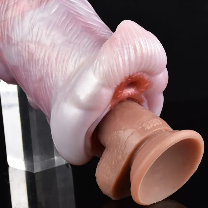 Male Sex Toys DirtyToyz The Demon Fox TwoHole Canine Masturbator Fantasy Male Stroker