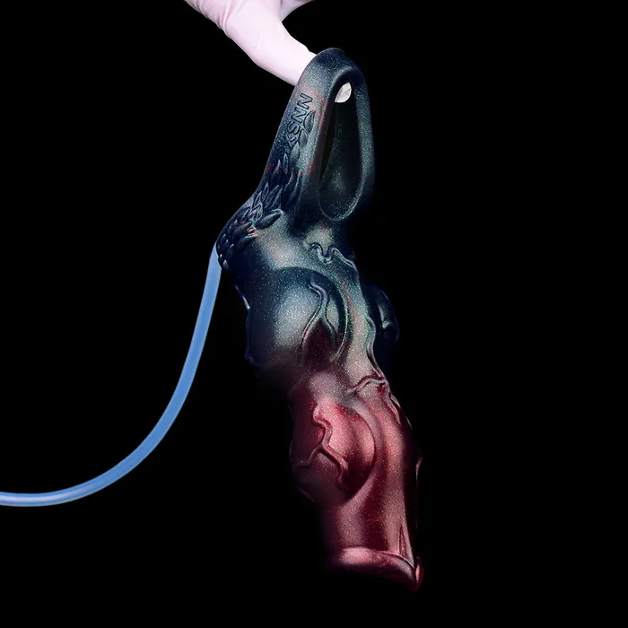 Male Sex Toys Domlust Fantasy Penis Sleeve Sheath Squirting Monsterdildo Cocksleeve Sex Toys for Men