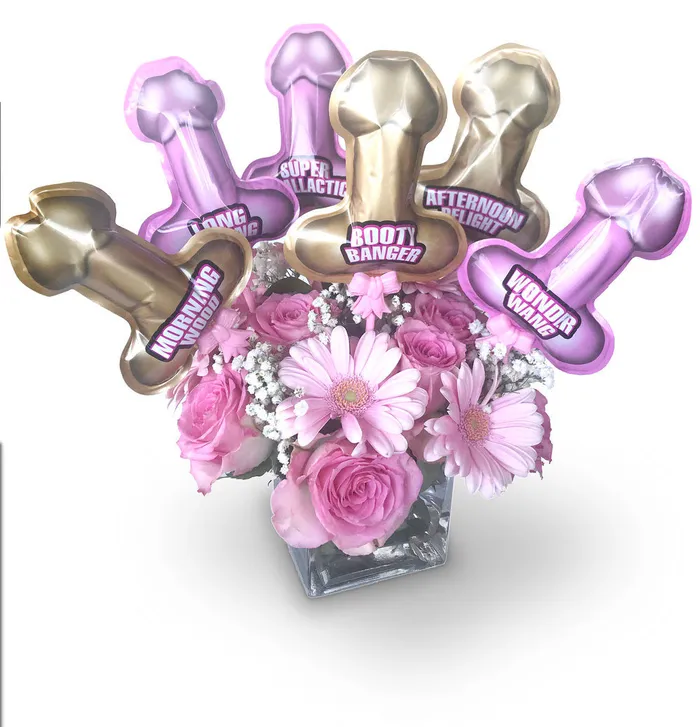 Male Sex Toys Little Genie Penis Pop Up Balloons 6ct