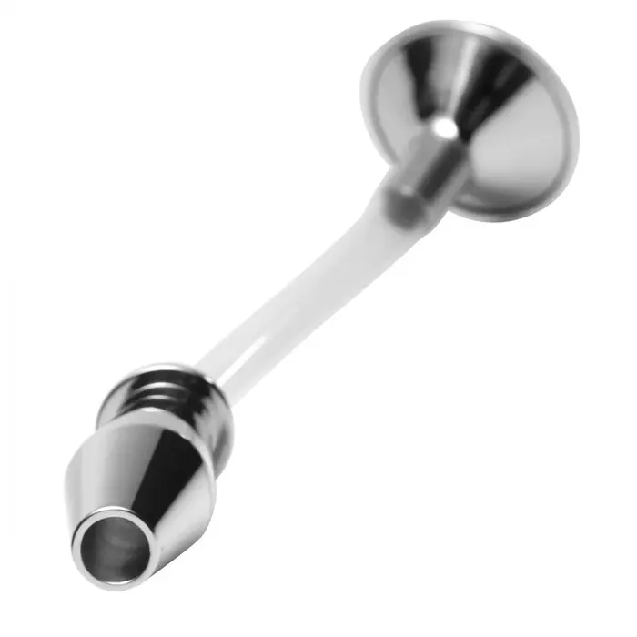 Male Sex Toys Master Series Stainless Steel Ass Funnel with Hollow Anal Plug Gaping Butt Plug Male Sex Toys Master Series Stainless Steel Ass Funnel with Hollow Anal Plug Gaping Butt Plug