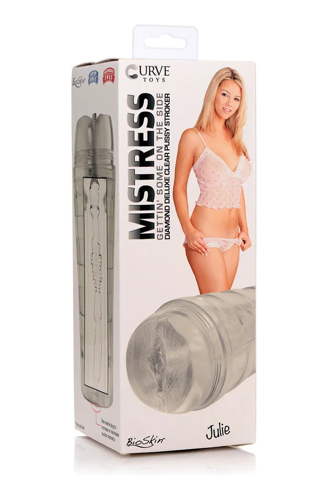 Male Sex Toys Mistress Julie Diamond Deluxe Clear Pussy Stroker Curve Toys Male Sex Toys Mistress Julie Diamond Deluxe Clear Pussy Stroker Curve Toys