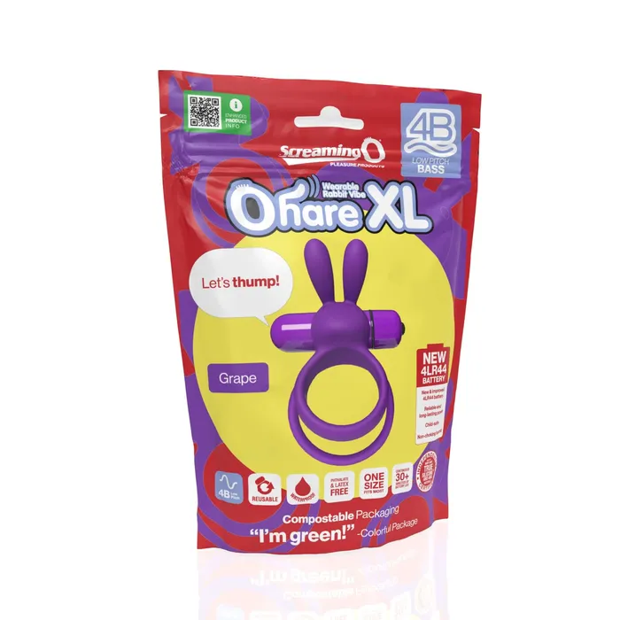 Male Sex Toys Screaming O 4b Ohare XL Grape Male Sex Toys Screaming O 4b Ohare XL Grape
