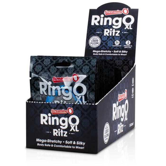 Male Sex Toys Screaming O Ringo Ritz XL 18 Count POP Box Assorted