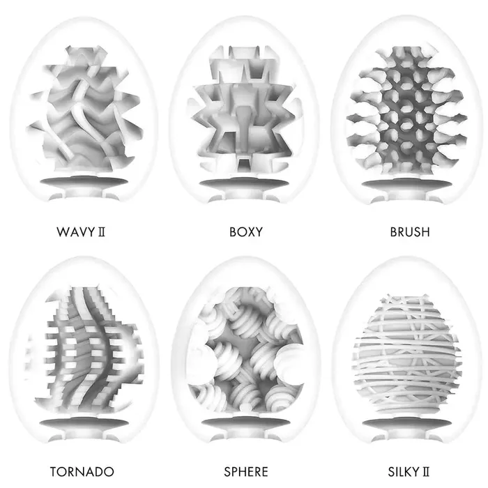 Male Sex Toys Tenga Tenga EGG New Standard 6 Pack Variety Pack