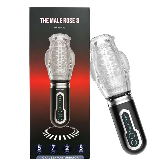 Male Sex Toys The Male Rose 3 Thrusting Rotating and Vibrating Rechargeable Oral Sex Penis Masturbator The Male Rose Male Sex Toys The Male Rose 3 Thrusting Rotating and Vibrating Rechargeable Oral Sex Penis Masturbator The Male Rose