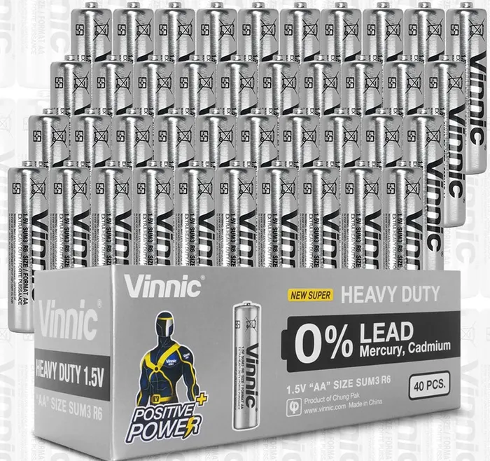 Male Sex Toys Vinnic Player Batteries Vinnic Extra Heavy Duty AA Batteries 40 Pcs Box Male Sex Toys Vinnic Player Batteries Vinnic Extra Heavy Duty AA Batteries 40 Pcs Box