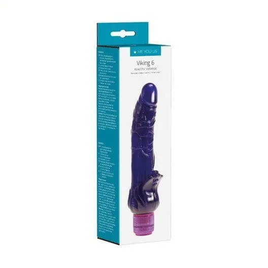 Me You Us Viking Realistic Vibrator Purple Me You Us Vibrators
