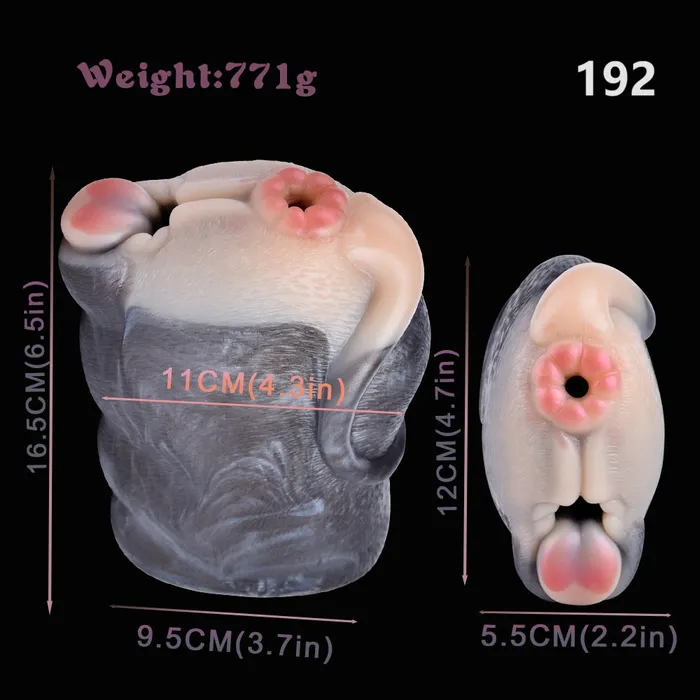 Mouse Vagina Pussy Masturbation Cup Silicone Animal Pocket Male Masturbator Domlust Male Sex Toys