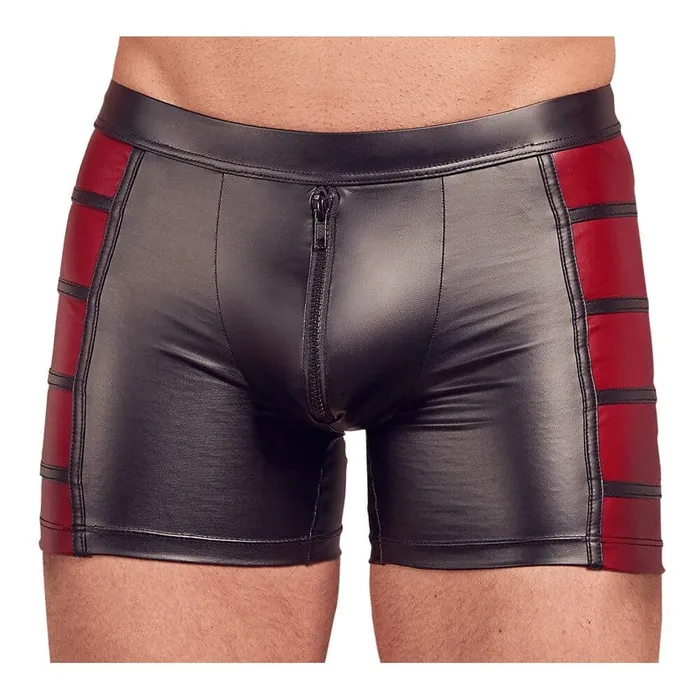 NEK Anal NEK Matte Look Pants In Black and Red