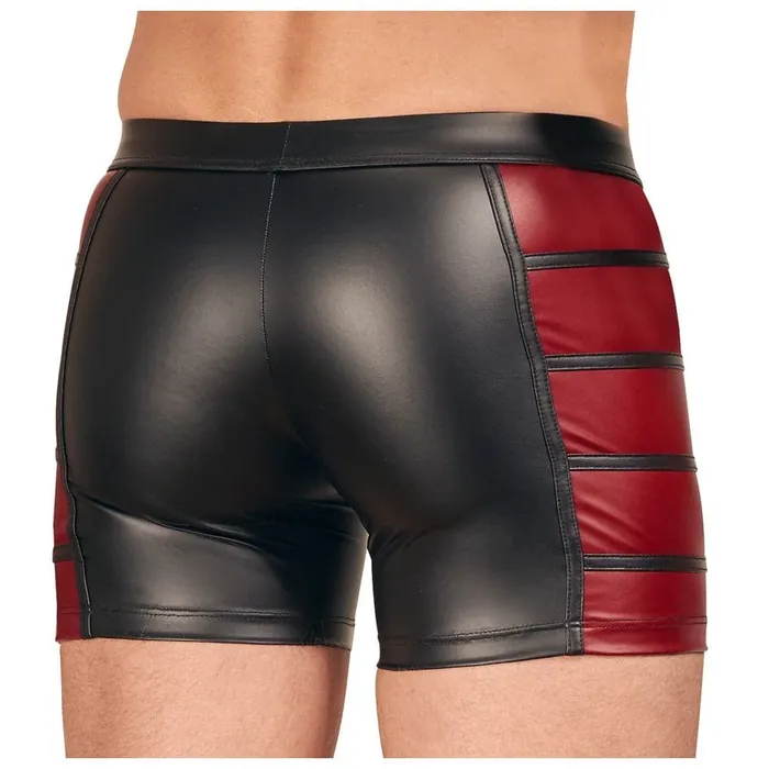 NEK Anal NEK Matte Look Pants In Black and Red NEK Anal NEK Matte Look Pants In Black and Red