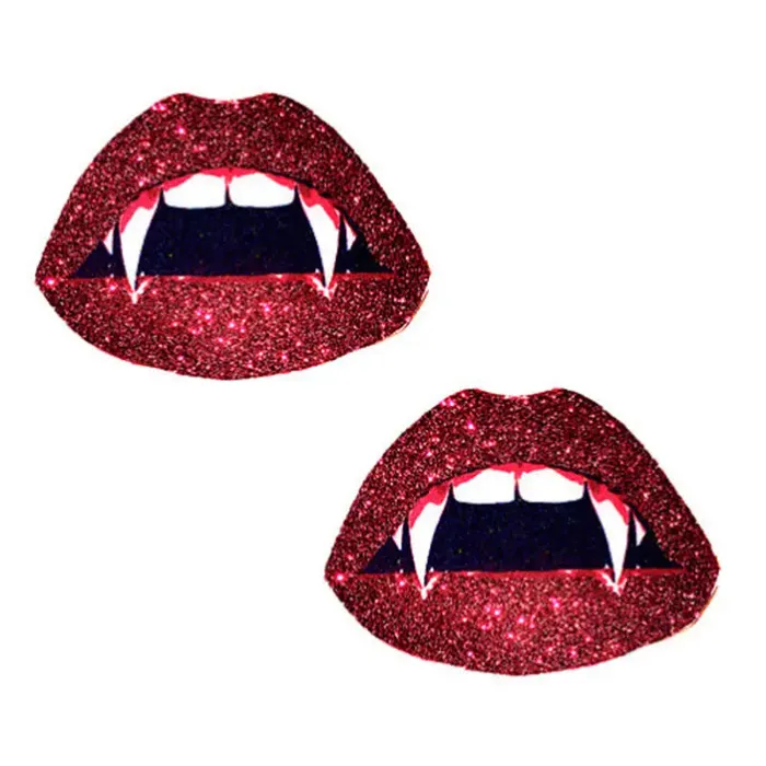 Neva Nude LLC Vibrators Neva Nude Pasty Vampire Lips Glitter