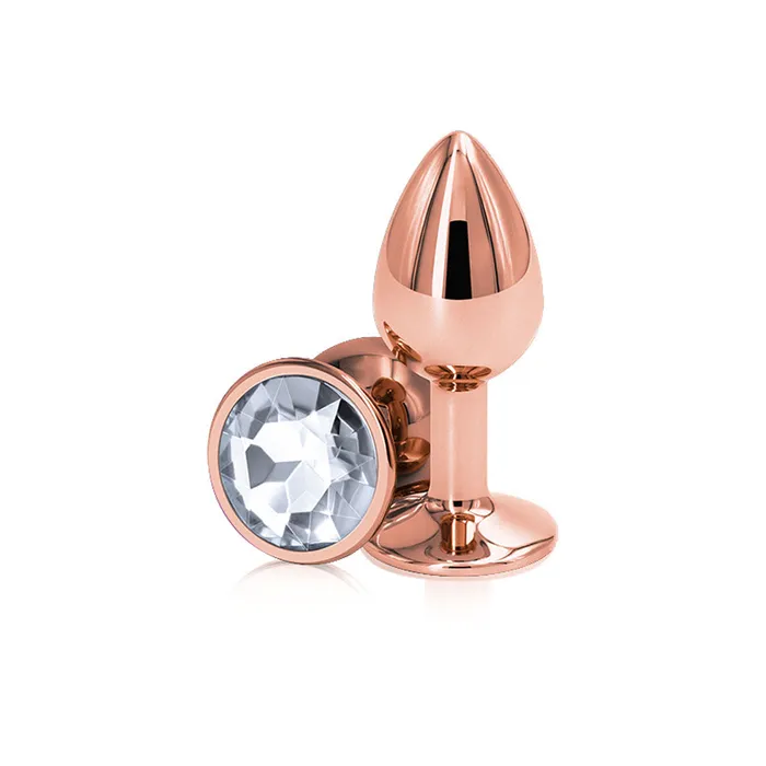 nsnovelties Anal Rear Assets Rose Gold Small Clear