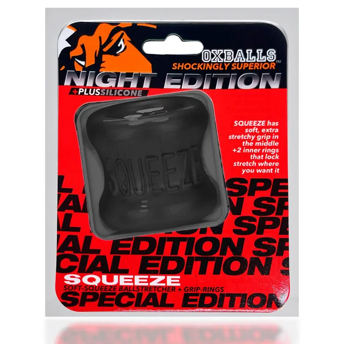 Oxballs SQUEEZE ballstretcher PLUSSILICONE special edition NIGHT OXBALLS Couples Oxballs SQUEEZE ballstretcher PLUSSILICONE special edition NIGHT OXBALLS Couples