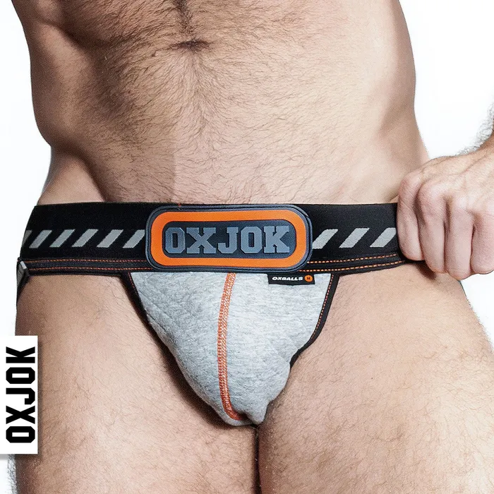 OXJok Male Sex Toys Packer Industrial Quilted Cargo Strapjock Mist Heather Large OXJok Male Sex Toys Packer Industrial Quilted Cargo Strapjock Mist Heather Large