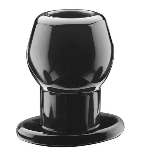 Perfect Fit Anal Tunnel Plug Large Black